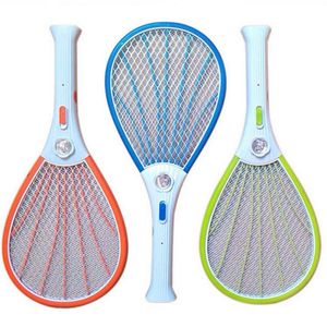 Hot Mosquito Nets Swatter Bug Insect Electric Fly Zapper Killer Racket Rechargeable With LED Flashlight Household Sundries Pest Control