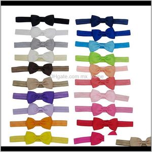 8 cm Großhandel Infant Bow Stirnbänder Kinder Geboren Bowknot Blume Haarbänder Baby Mädchen Pografie Prop Rvs8K Zjhjp