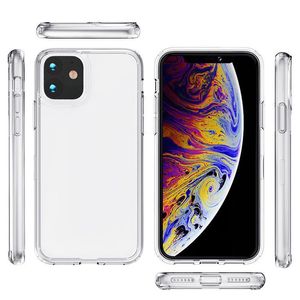 Przypadki telefoniczne dla iPhone 12 Pro Max Mini 5.4 Przezroczysta skrzynka TPU Galaxy A12 A32 S21 Akrylowe Clear C