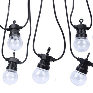 8 M 13 M Festoon Küre Ampul Peri Işık LED Dize Açık Backyard Veranda Düğün Parti Küre Fairys Strings Street Garland