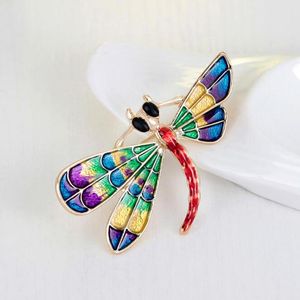 Pins, broscher dragonfly brosch all-match halsduk spänne mode insekt tillbehör enkla gåvor vän personlighet smycken