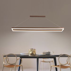 Gold/Coffee Minimalism hanging pendant lamps For Dining room Kitchen hanglamp nordic lamp AC85-265V light fixtures