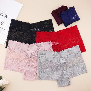 Wholesale transparent women s lace underwear resale online - Women s Panties S XL Women Sexy Lace Underwear Hollow Out Transparent Briefs Seamless Shorts