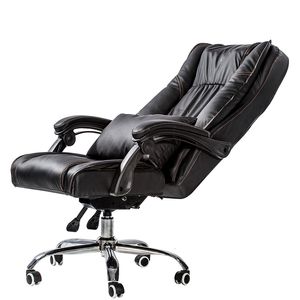 Computerheizung großhandel-Bürostuhl Ergonomische Rückenlehne Armlehne Schwenkstuhl Roller Lift Gaming Executive Home Computer Stuhl Massage Heizung