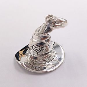 Hot Charms Schmuckherstellung Hary Poter Hat 9 3/4 Stil 925 Sterling Silber Paare Armbänder aus geschnitztem für Frauen Männer Mädchen Jungen Sets Armreif Geburtstagsgeschenk WB0111-SC