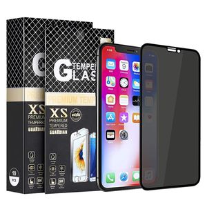 5D Privacy Full Cover Anti Spy Screen Protector Tempered Glass for iPhone 13 12 pro Max 11 XS XR 6 7 Plus 8 Samsung A12 A32 5G A52 A42 A11 A21 A51 A01 S20 FE S21