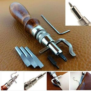 Car Organizer In Leather Craft Edge Stitching Groover Creaser Beveller Punch Sewing DIY Tool