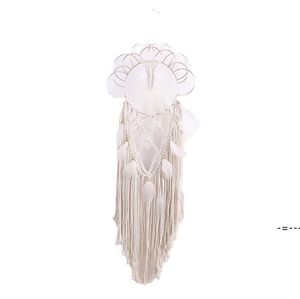 Newdream Catchers do sypialni Tassel Wall Wiszące Błogosławieństwa Prezent Handmade DreamCatchers Home Decor Feather Ornament Craft 3 kolory RRD11545