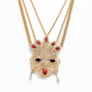 Hanger Kettingen Aankomst Unieke Ontwerp Accessoires Vriendelijke Major Suit Sieraden Folk Style Crystal Necklace