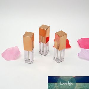Flaskor 30st 3ml Tom Lip Gloss Tube Container Clear Balm Tubes Square Lipstick Refillerbar Lipgloss Förpackning