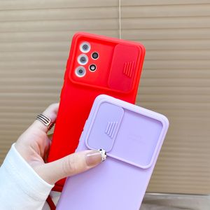 Slajdów Obudowa Ochrona obiektywu dla Xiaomi Redmi Note 10 9S 9 8 Pro K40 MI 11 Lite 10T Poco M3 X3 NFC Smycz pasek