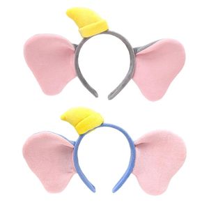 Acessórios de cabelo encantadores orelhas de elefante aro desenhos animados Animal cocar de cache de lavagem face maquiagem headband headwear acessório