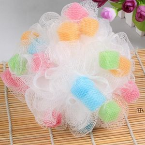 Schwämme PE Bad Ball Dusche Körper Blase Peeling Puff Schwamm Mesh Net Ball Reinigung Badezimmer Zubehör Home Supplies LLE12028