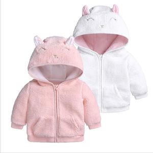 Baby Clothes Girl Jacket Coat Autumn Winter Flannel Warm Boys Outerwear Newborn Hooded Boys Infant
