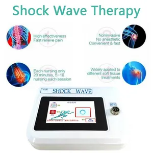 2022 High Quailty Treatment Shock Wave Therapy Machine Body Relax Pain Relief Touch Screen Ed Massager Health Care Device&006