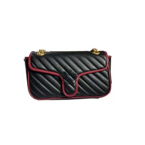 Высококачественные мешки для пыли дизайнерские сумки сумки кошельков женщина мода натуральная кожаный кошелек кошелек цепь женского кроссбия сумка # G443497