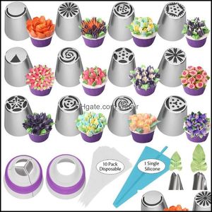 Bakeware Kitchen, Dining Bar Home & Garden8/14/27Pcs Pastry Nozzles Confectionery Russian Pi Tips Fondant Cake Decorating Tools Cupcake Cook