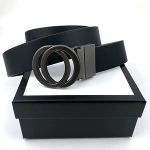 Men Designers Belts Fashion Genuine Leather womens mens double letter buckle belt cinturones de diseño mujeres width 3.4cm with box