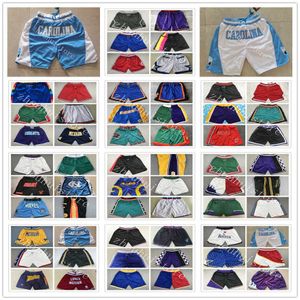 NCAA North Carolina Tar Heels Shorts Basketball Just Mens Don Michigan Wolverines Black Mamba Merion Merion High School Pants