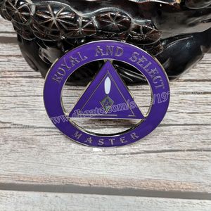 Masonic Car Badge Emblem Mason Freemason BCM16 ROYAL AND SELECT MASTER exquisite paint technique personality decoraction