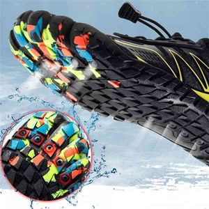 Utomhus strand vatten skor män kvinnor aqua ljus andningsbar gummi wading dykning barfota sandaler sport trekking sneakers y0714