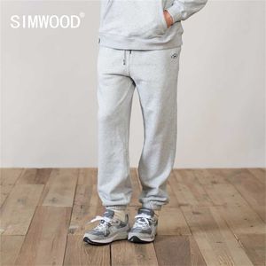 Autumn Winter Sweatpants Comfortable Jogger Trousers Warm Fleece Drawstring Athletic Workout Pants SJ131038 211119