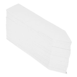 Outros suprimentos de jardim 100 pcs plástico planta de semente de semente de potenciômetro marcador berçário estaca tags 10cm x 2cm (branco)