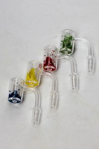 Vintage wholesale Glass Water Bong Smoking pipe Thermochromic Banger 45 90 Degree with male 14mm 19mm For smoking hookah