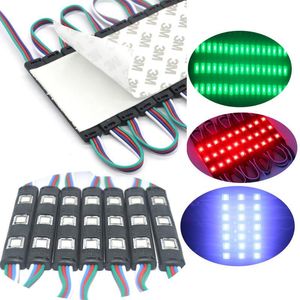 2021 Светодиодный модуль Light 3Led Black RGB -инъекция задних фонарей с линзой DC12V водонепроницаемые модули IP65 Лампа для рекламы букв