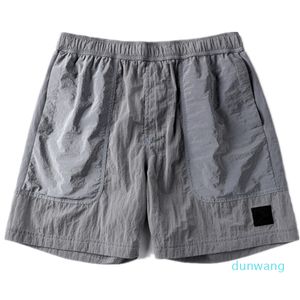 Calças de praia 2022 GONNG Brand Shorts Moda masculina, com um processo rápido de lavagem a seco de tecido de algodão puro