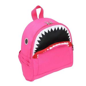 Children's Backpack Kids Bag Personalized Shark Children Cartoon Nylon Schoolbag For Primary School Students Boy Mini Bags For Girls 4Color G80PTD0