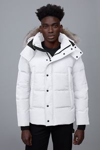 21SS Winter Parka Man Jassen Daunejacke Wyndham outwear Big Hooded Fur Coat garment dustbag bag Down Jacket