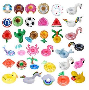 Swimming Pool Floats drycker i Summer Beach PVC Uppblåsbar drickskopphållare Underhållare Baby Bath Toys C0519377