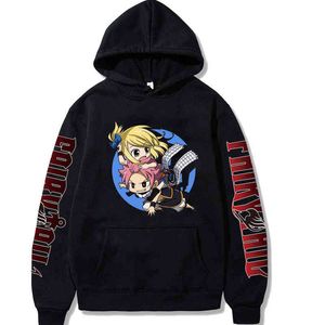 Fairy Tail Hoodies Men Fashion Hoodie Graphic Japanese Anime Sweatshirt Hip Hop Top Male H1227