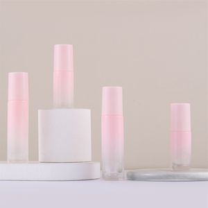 ingrosso Bottiglie Di Crema Vuote-Imballaggio Bottiglia di vetro rulli rosa ml ml Contenitore per essenza cosmetica vuoto per la cura della pelle crema
