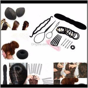 Gereedschappen Producten DROP LEVERING SET Mode Twist Styling Clip Stick Bun Maker Braid Tool Beauty Hair Aessoires N4RE7