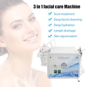 3 in 1 Hydro Dermabrazyon Oksijen Tabancası Makinesi Cilt Temizleme Su Soyma Elmas Mikrodermabrazyon Ev Salon Ekipmanları