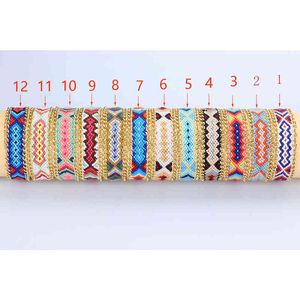 Fashion OL Strap Nepal Ethnic Style Hand-woven Charm Bracelets Exquisite And Comfortable Watch Decoration Woven Rope Bracelet Jewelry Gift
