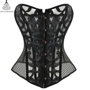 Sexy Espartilho Steampunk Gótico Bustier Corselet Cintura Trainer Mulheres Burlesque J190701