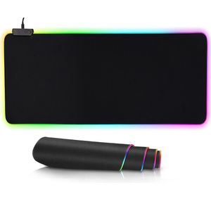 RGB Gaming Mouse Pad Large Keyboard Mousepads Mat PC Computer Desktop Carpet Waterproof Anti-Slip 80*30cm XBJK2112