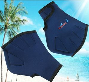 Fins & Gloves 2MM Swimming Diving Paddle Hand Webbed Swim Training Scuba Equipment Surfing Water