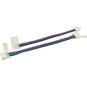 20 sztuk / partia LED Strip Connectors Oświetlenie Akcesoria 5 Pin 10mm / 5Pin 12mm Bezpłatne Złącze spawalnicze 5050 RGB RGBW RGBWW LEDS LEDS Light