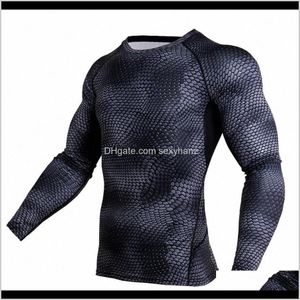 T-Shirts Tees & S Clothing Apparel Drop Delivery 2021 3D Printed Shirts Men Compression Thermal Long Sleeve T Shirt Mens Fitness Bodybuilding