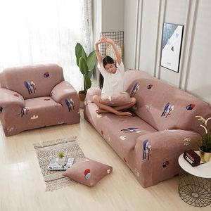 Chair Covers Modern Simple Style Sofa Cover Print Polyester Universal Sectional Slipcover Stretch Couch For Living Room