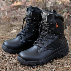 Wholesale men combat boots for sale - Group buy 2022 Mens High Quality Military Desert Boots Special Forces Waterproof Combat Boots Military And Bare Boots Safety Work