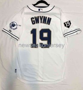 Stitched retro jersey TONY GWYNN COOL BASE JERSEY Men Women Youth Baseball Jersey XS-5XL 6XL