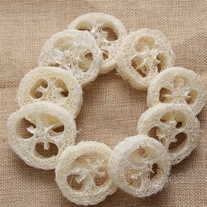 Natural Loofah Sponge Luffa Soap Dishes Loofahs Draining Holder Soaps Pad Bathroom Accessories Kitchen Cleaning Supplies BH5489 TYJ