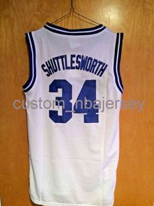 Jesus Shuttlesworth #34 Lincoln He Got Basketball Jersey White XS.S.M.L.XL.XXL
