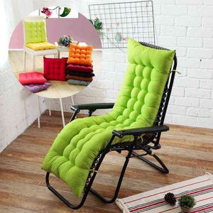Long Cushion Fotel Krzesło Zagęszczone Podkładki Seat Grube Mata Lounger 211110