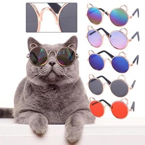 Kattdräkter attraktiva husdjur solglasögon bärbara perfekt passande dekorativa husdjur eyewear pos prop hund glasögon mode katt tillbehör